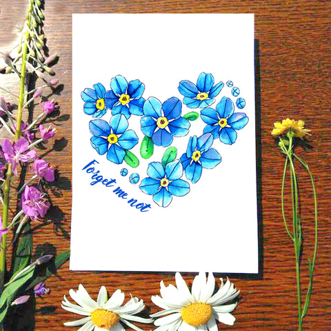 Card - Forget Me Not