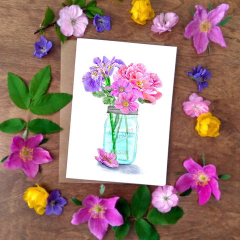 Card - Spring Boquet