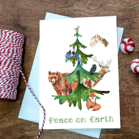 Christmas Card - Peace on Earth