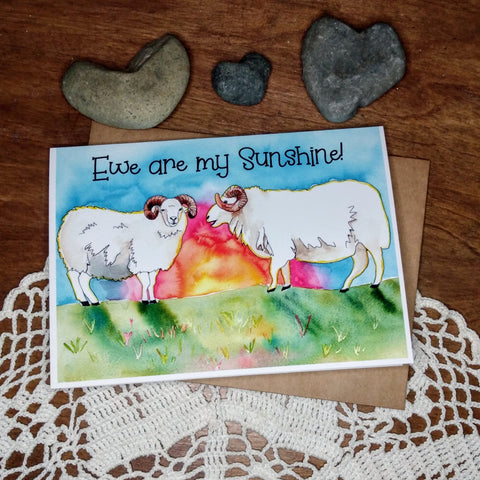 Card - Ewe are my Sunshine