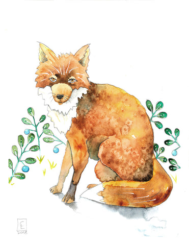 Print - Blueberry Fox