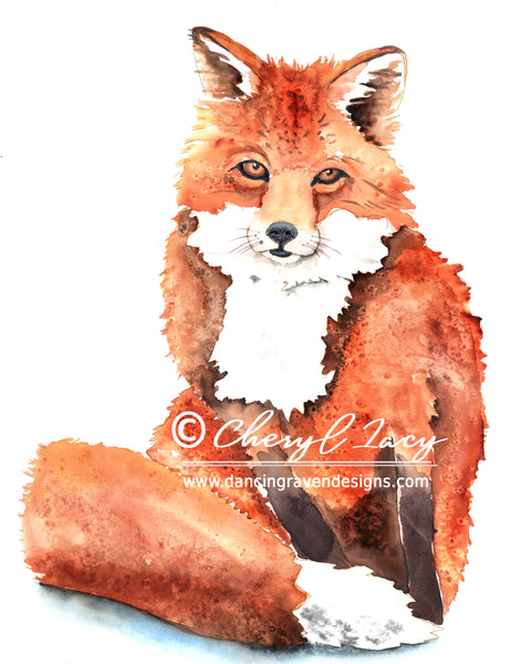 Original - Foxy Loxy – Dancing Raven Designs