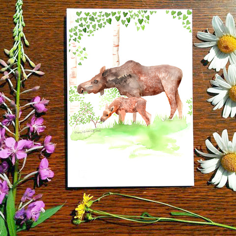 Card - Mama and Baby