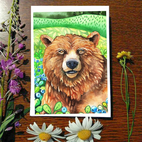 Card - Blueberry summer