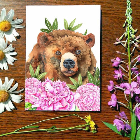 Card - Peony Queen