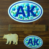 Sticker - AK Blueberry (large)