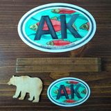 Sticker - AK Salmon (large)