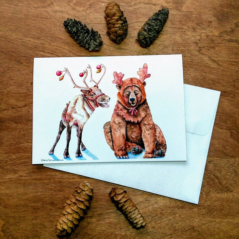 Christmas Card - Reindeer Games