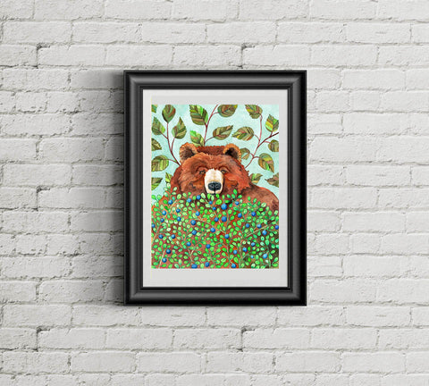 Print - Autumn Bear
