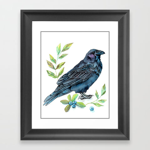 Print - Indigo Raven