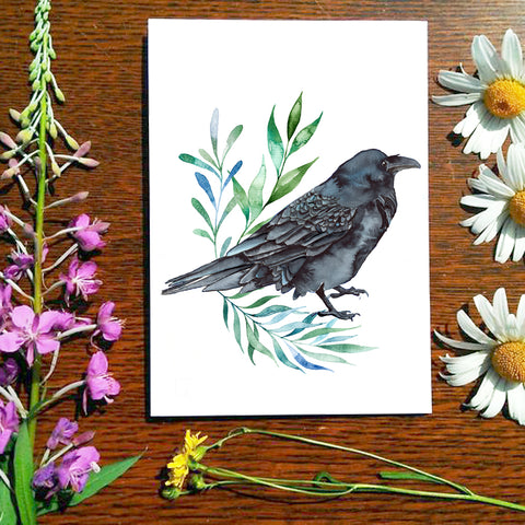 Card - Raven