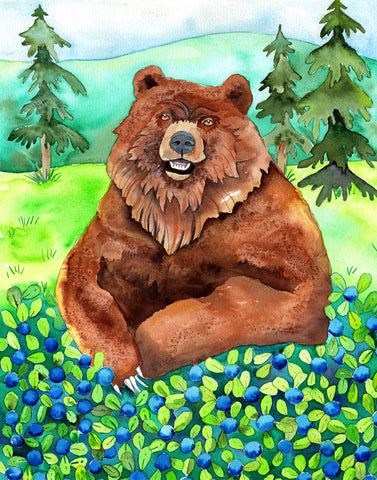 Print - Happy Beary Picker