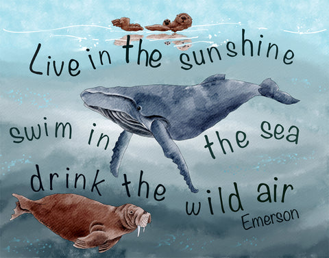 Print - Live in the Sunshine