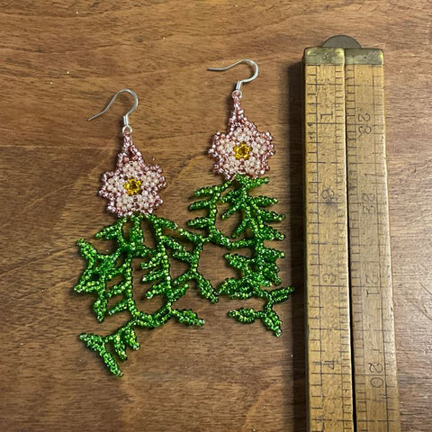 Flower Earrings - Jewelry