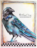 Print - Blue Raven