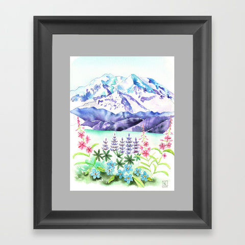 Denali Wildflowers - Art Print