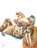 Sun Bathers - Art Print