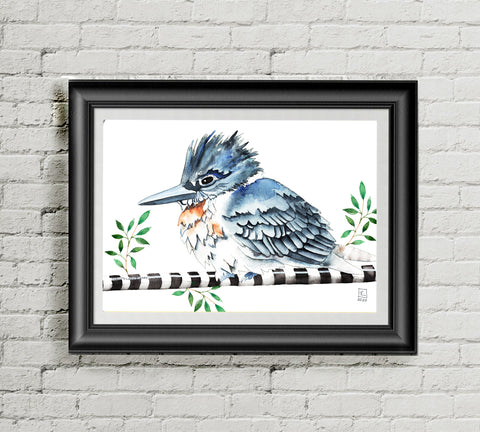 King Fisher - Art Print