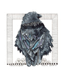 Print - Fluffy Raven
