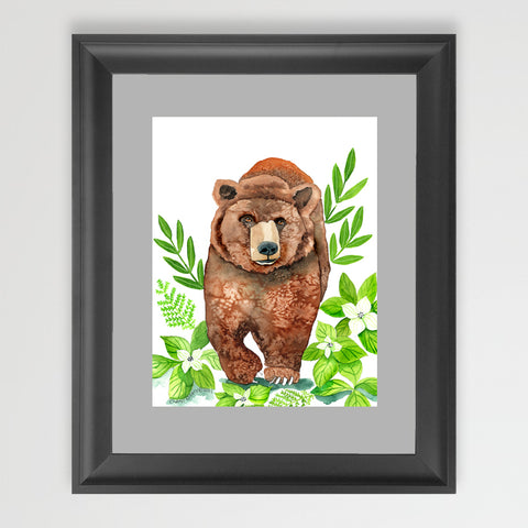 Dogwood Bear - Art Original