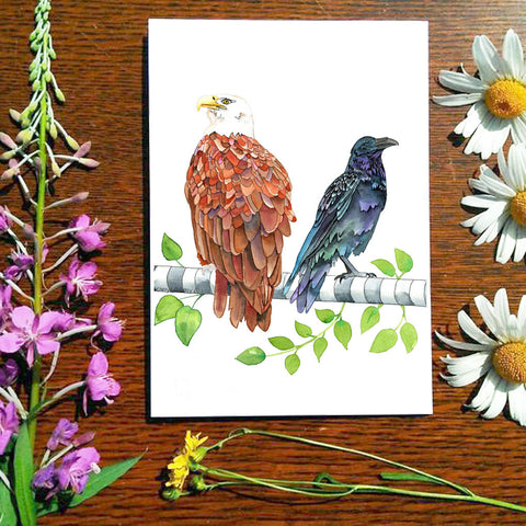 Lovebirds - Greeting Card