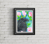 Among The Roses - Art Print