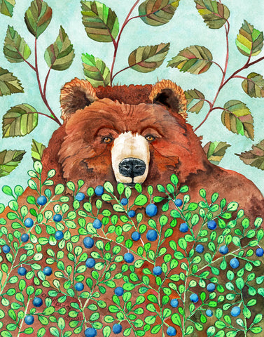 Autumn Bear - Art Original