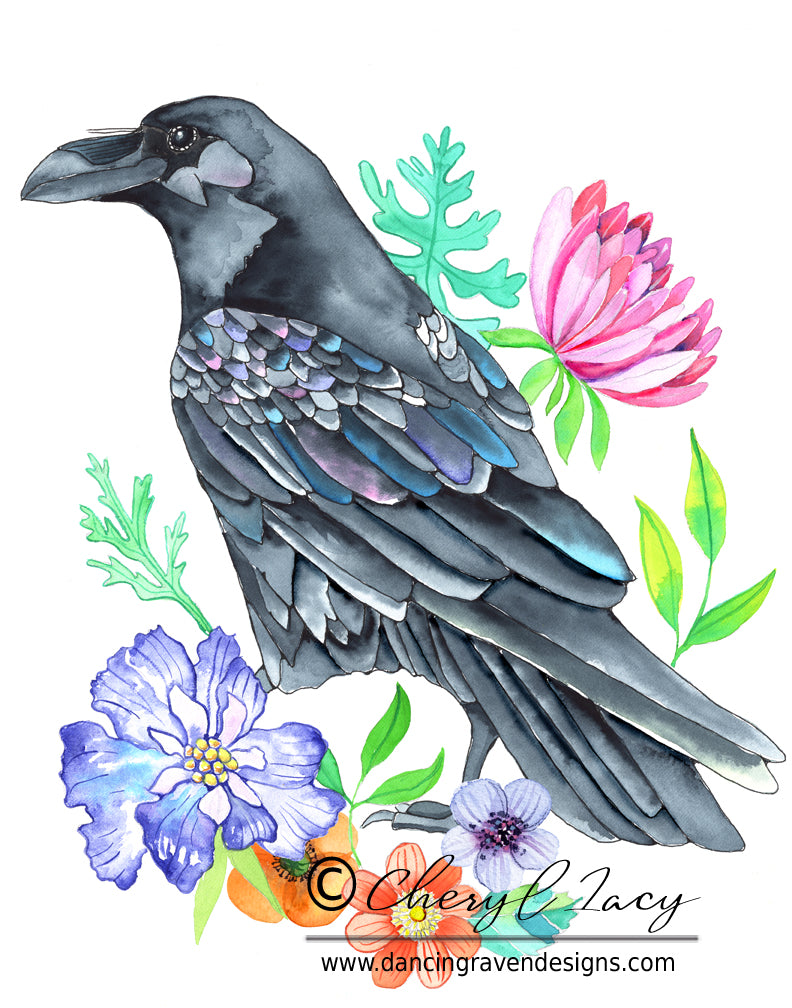 Original - Flower Garden – Dancing Raven Designs