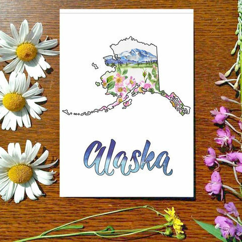Denali Alaska - Greeting Card