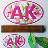 Sticker - AK Wild Rose (large)