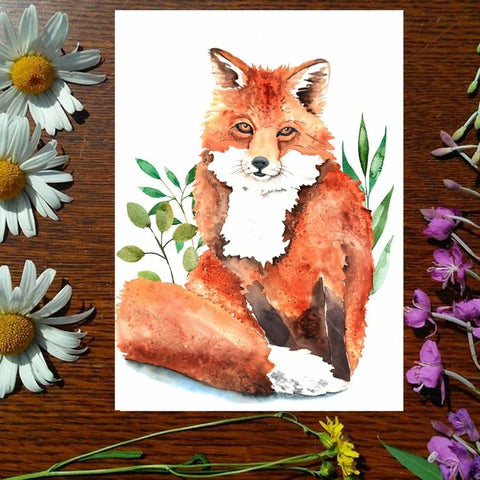 Foxy Loxy - Greeting Card